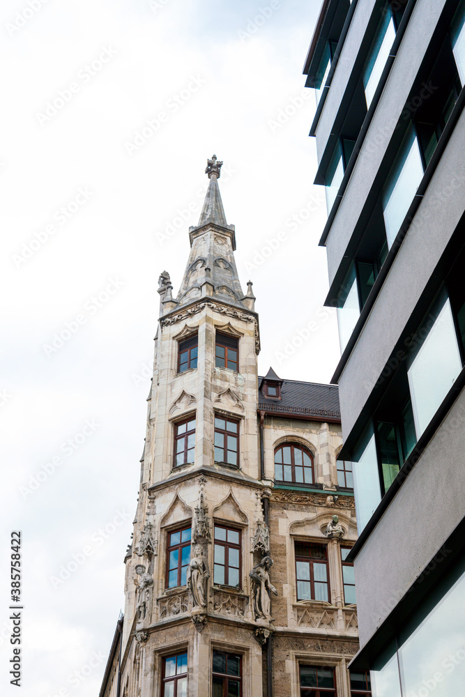 Traditional Cathedral building in Munich, Germany