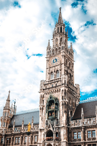 Street view of downtown Munich, Germany.