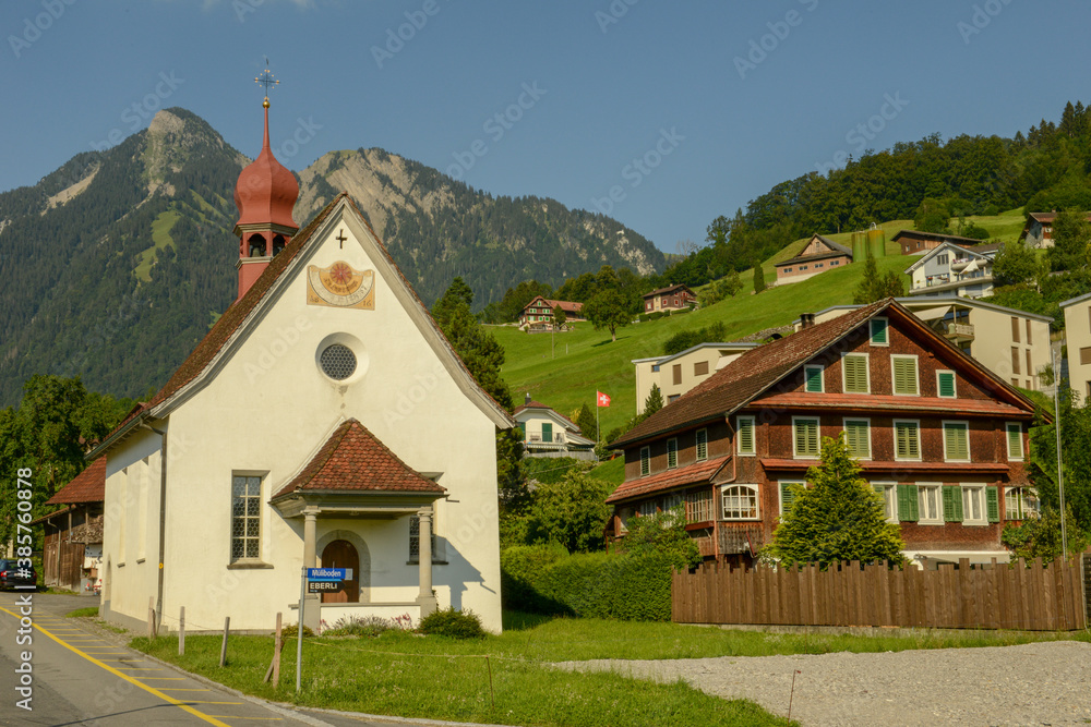 The rural village of Sand on Switzerland