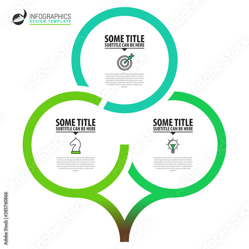 Infographic design template. Creative concept with 3 steps