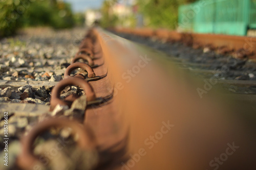 close up of a chain