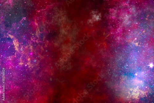 Shining stars in a mysterious universe. Abstract background for design and decoration.