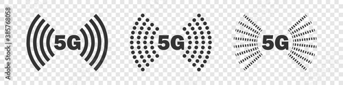 5G icons. 5g logo. 5G symbols. 5th Generation Wireless Internet Network . Vector illustration