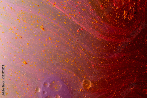 Pollution fluids. Series of photographs of particles, bubbles and fluids. Abstract backgrounds. Simulation of organic structures and pollution. Macro photography. Backgrounds for presentations.