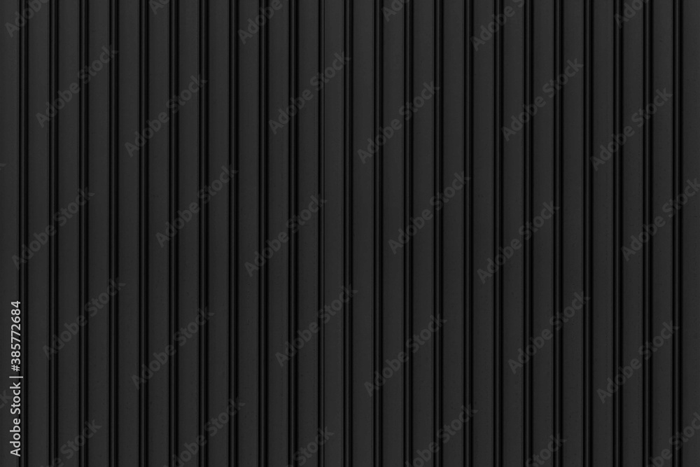 Black Corrugated metal background and texture surface or galvanize steel