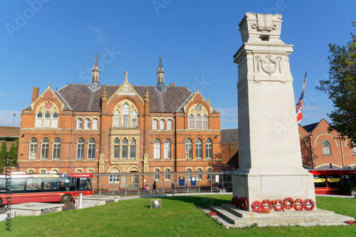 Monument in the city center, Walsall