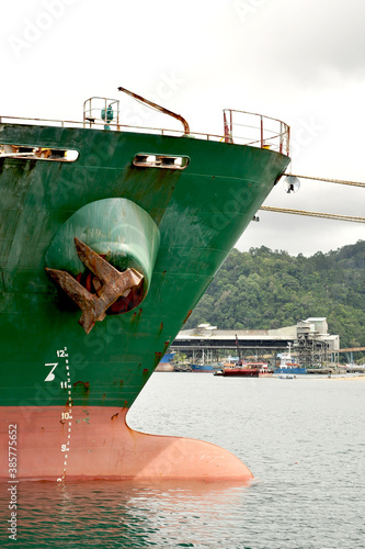 ship in the harbor