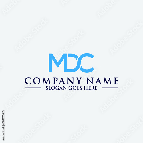 Foto mdc original monogram logo design