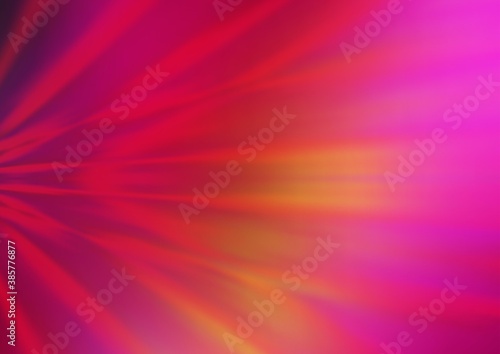 Dark Pink, Yellow vector abstract blurred pattern.