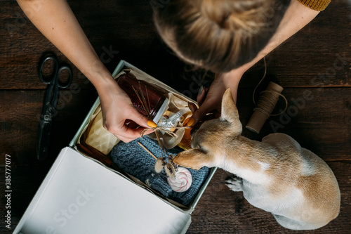 Obraz na plátně Care box, package ideas