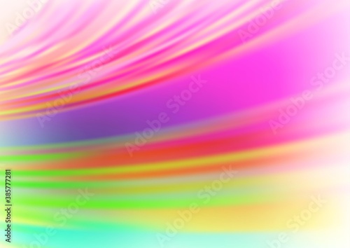 Light Pink, Green vector abstract blurred template.