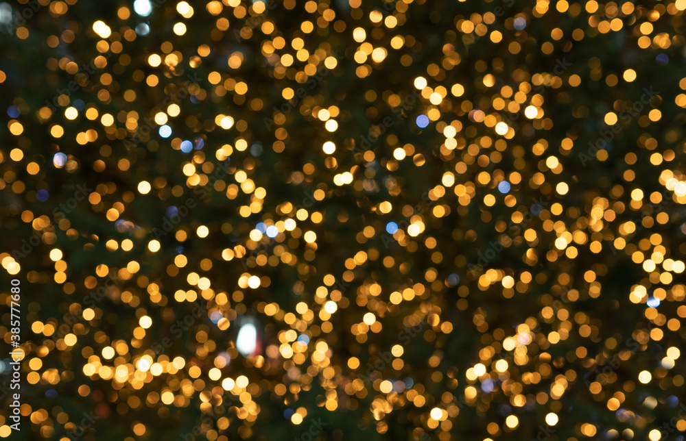 Christmas decoration background, defocused lights glowing Christmas decoration background, defocused lights glowing