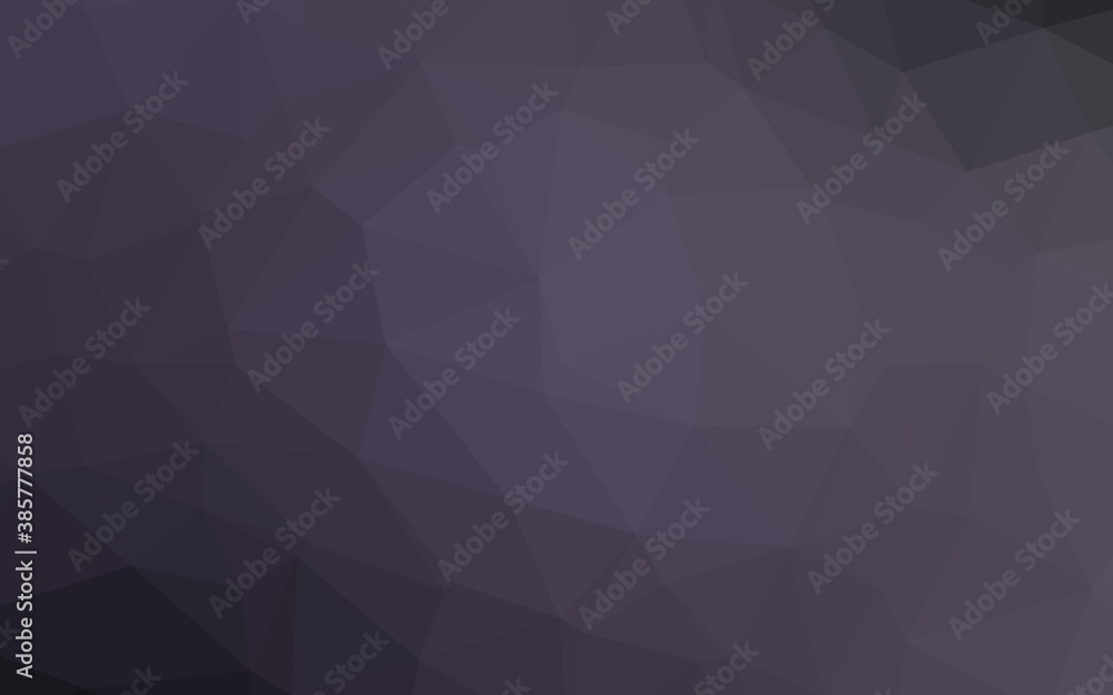 Dark Purple vector blurry triangle pattern.