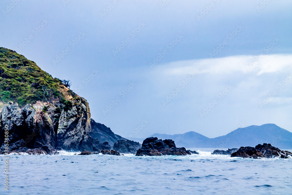 Views of the Islands from a charter boat. Bay of Islands, New Zeland Views of the Islands from a charter boat. Bay of Islands, New Zeland