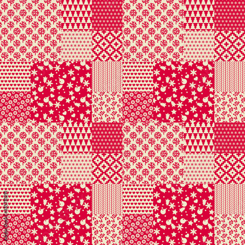 Christmas naive simple red ...
