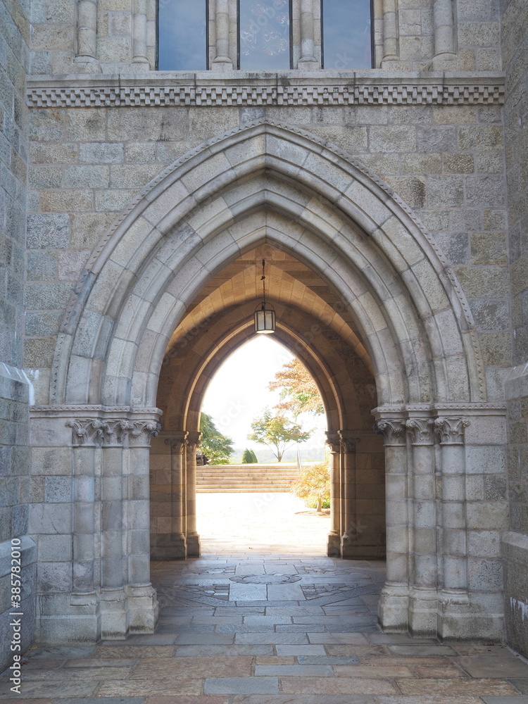 Entrance to the cathedral.