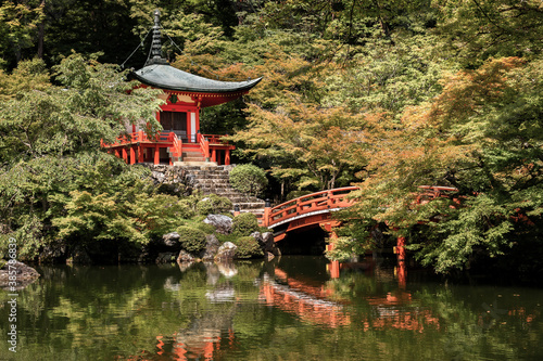 The Bentendo Hall at Daigoji Temple in Kyoto, Japan photo