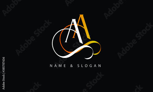 AA, A abstract letters logo monogram