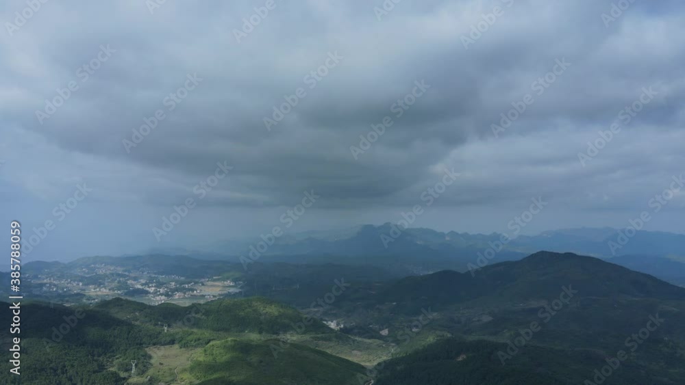 Aerial time-lapse landscape Aerial time-lapse landscape