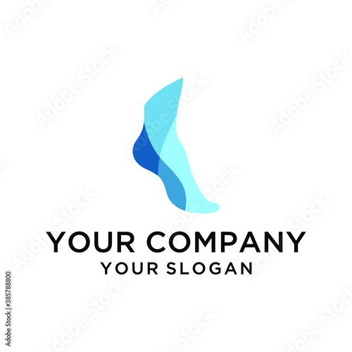 Creative foot ankle medical logo