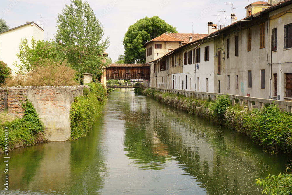 Naviglio Martesana, canal near Milan