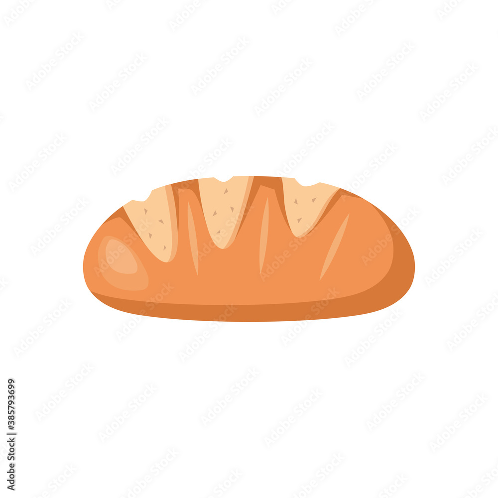 bread icon of bakery design, food shop breakfast theme Vector illustration bread icon of bakery design, food shop breakfast theme Vector illustration