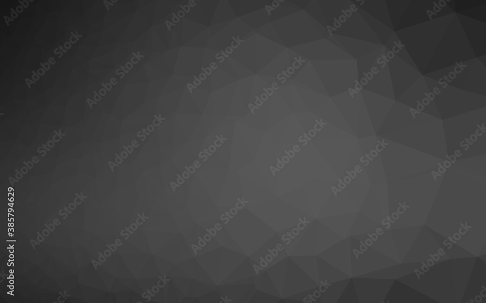 Dark Silver, Gray vector polygon abstract backdrop. Dark Silver, Gray vector polygon abstract backdrop.