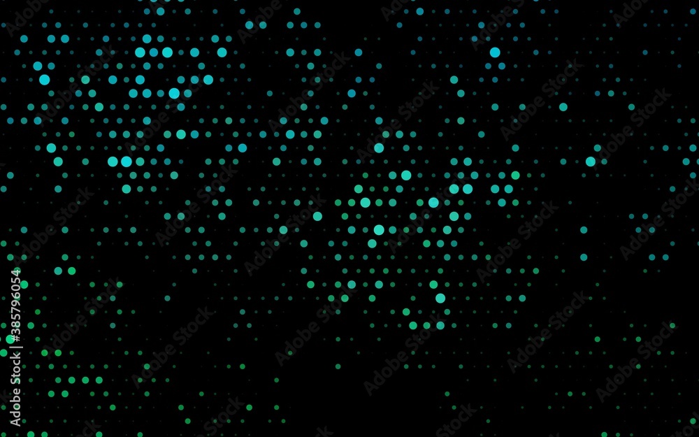 Dark BLUE vector cover with spots. Dark BLUE vector cover with spots.