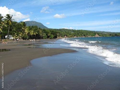 Plage de Grande-Anse, Trois-Rivières, Guadeloupe photo