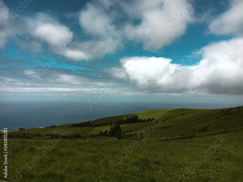 landscape with clouds