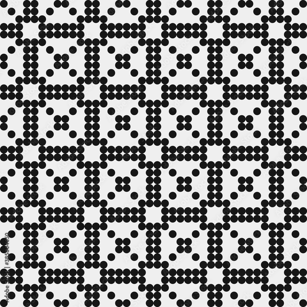 Abstract Cross Pattern Dots Logo generative computational art illustration Abstract Cross Pattern Dots Logo generative computational art illustration