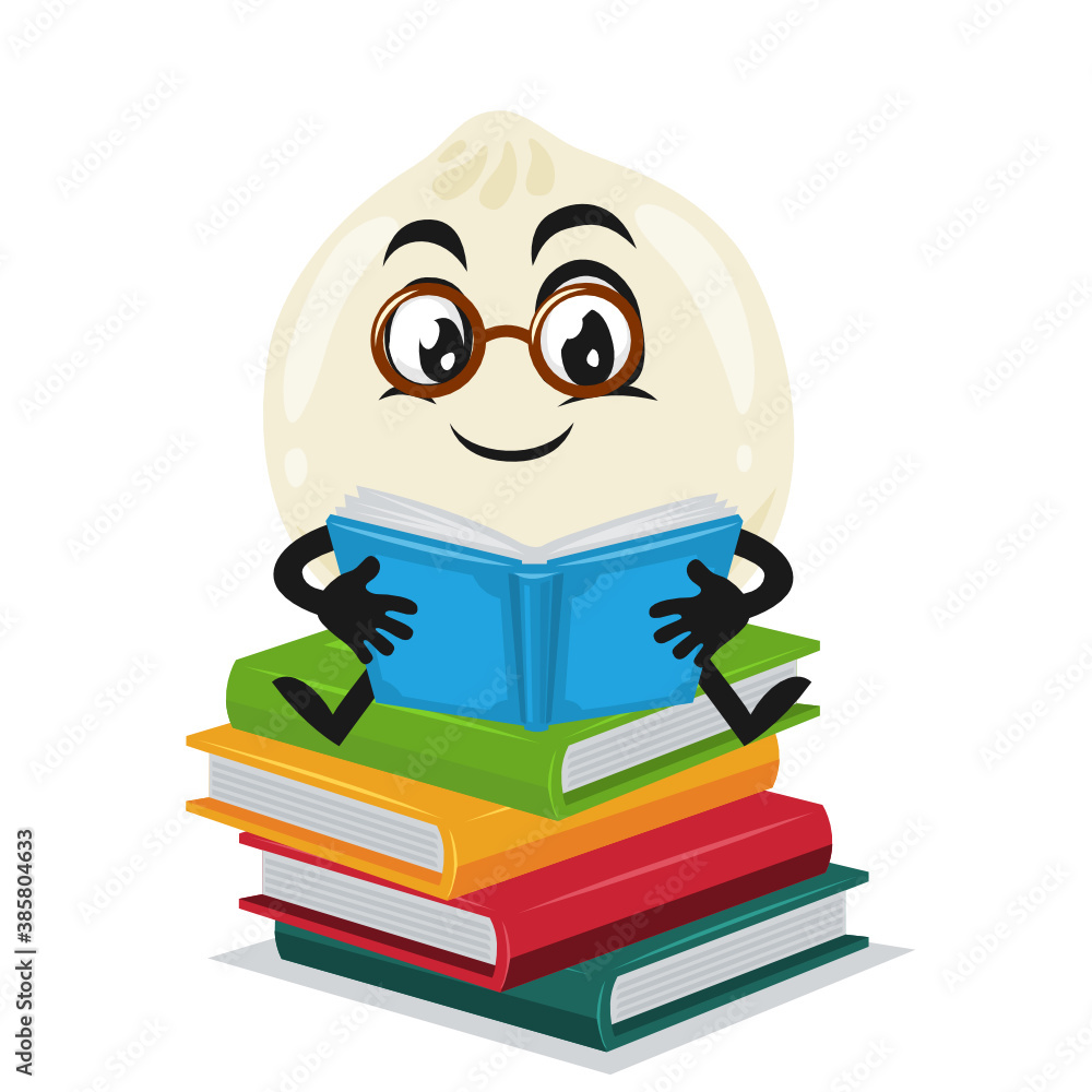 vector illustration of dimsum mascot or character vector illustration of dimsum mascot or character