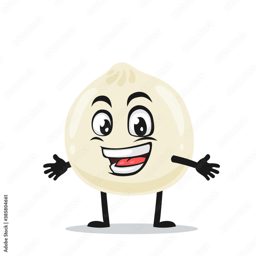 vector illustration of dimsum mascot or character vector illustration of dimsum mascot or character