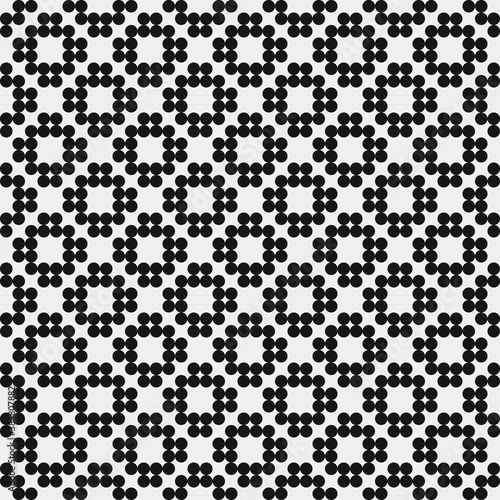 Abstract Cross Pattern Dots Logo generative computational art illustration