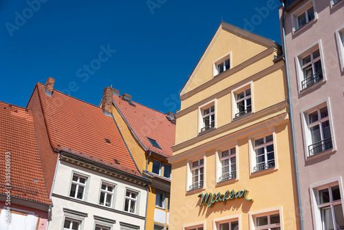 Deutschland  Mecklenburg-Vorpommern  Stralsund  historische Giebelh  user in Stralsund  Ostsee