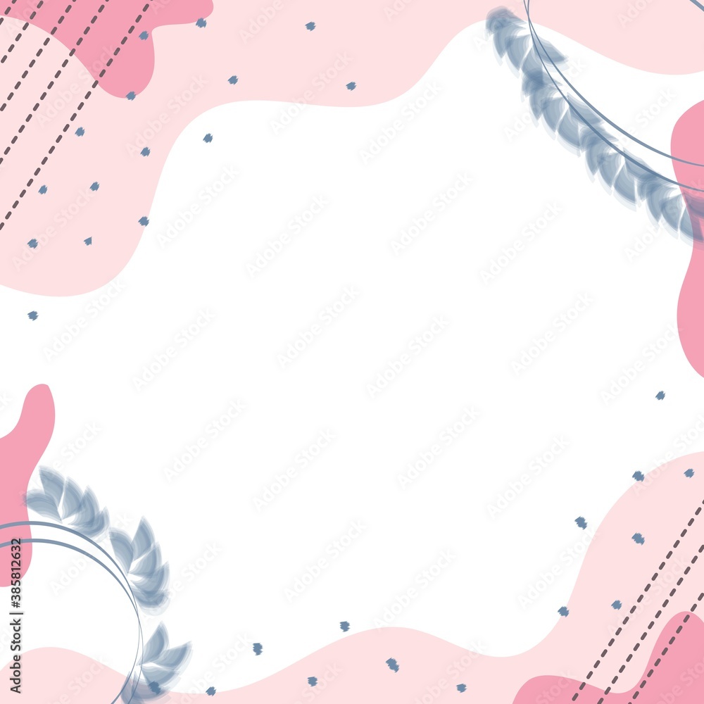 Abstract frame in pink with different textures, vector illustration. Abstract frame in pink with different textures, vector illustration.