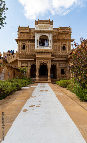 Amarsagar temple.it is  the oldest Jain temple dedicated to Lord Parshawanath in Jaisalmer, Rajasthan, India. photo