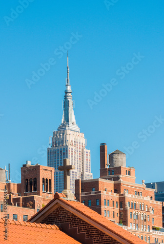 Wallpaper Mural Scenic view of Empire State Building against sky Torontodigital.ca