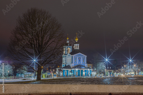 Sergiev Posad at night photo