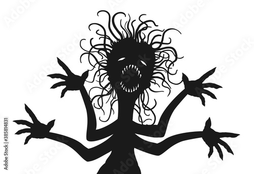 Creative design of dark monster