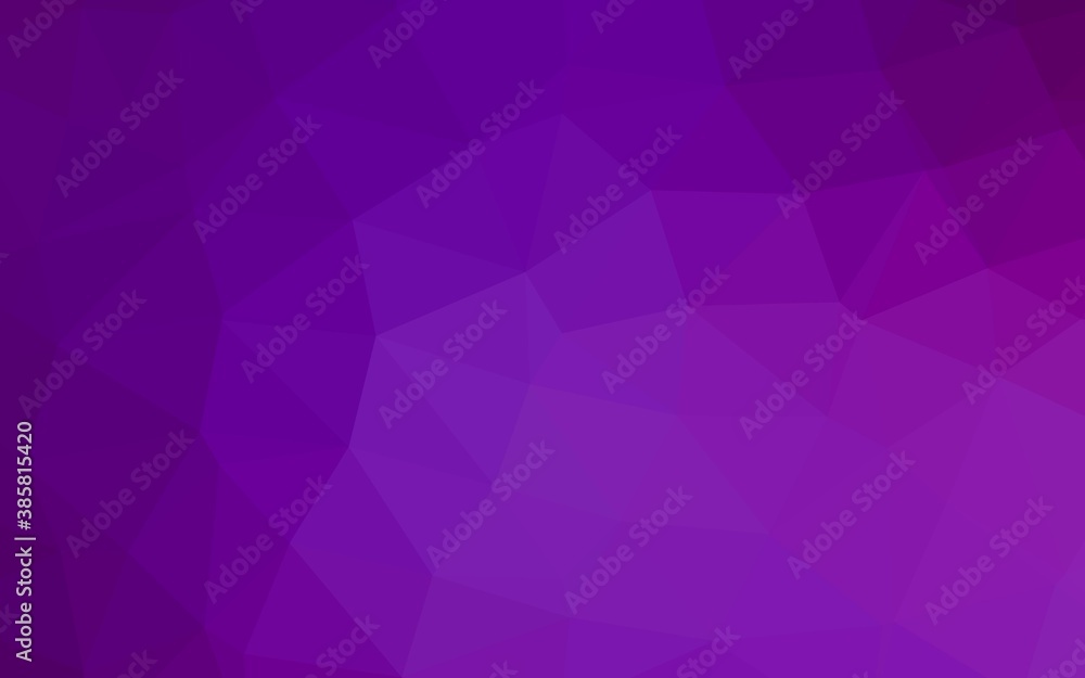 Light Purple vector shining triangular pattern. Light Purple vector shining triangular pattern.