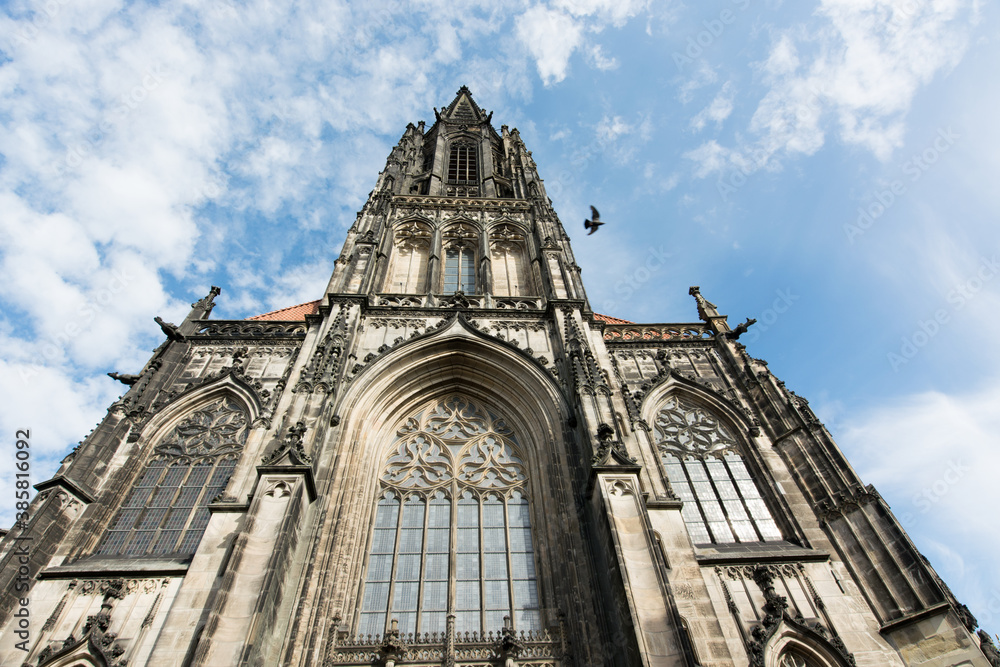 Fototapeta premium Portal der St Lamberti Kirche in Münster, Westfalen
