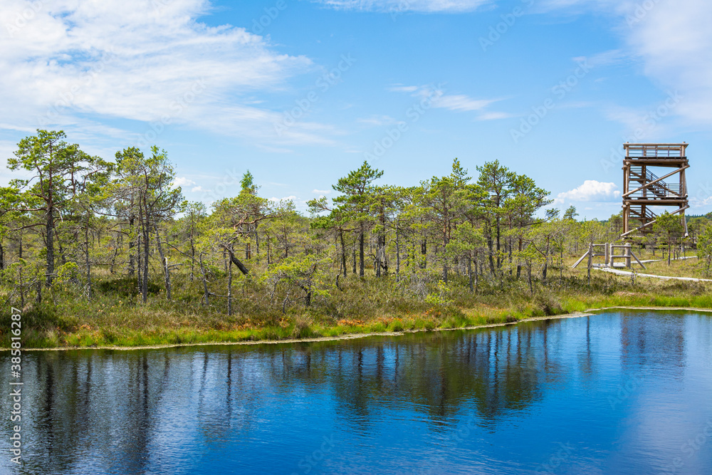 View of The Kemeri National Park, Latvia