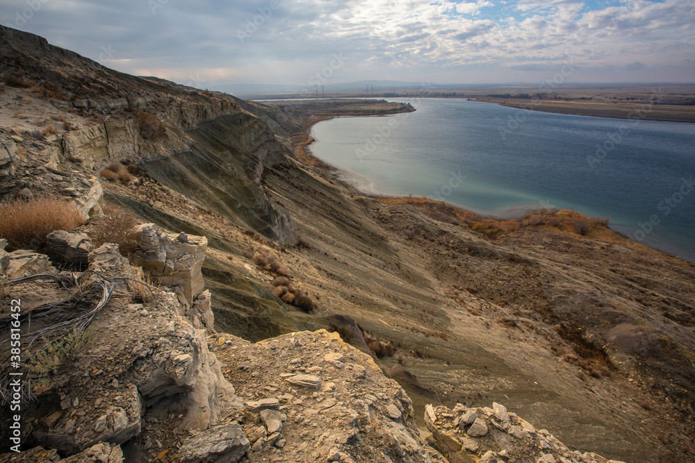 Scenic view of The Hanford Reach and Columbia River Scenic view of The Hanford Reach and Columbia River