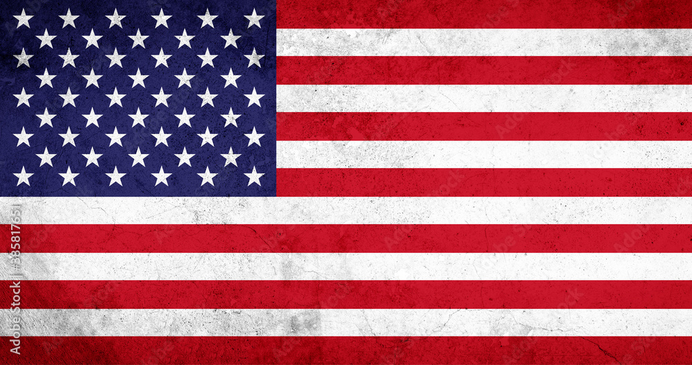 Naklejka premium US election of November 3, 2020 - election of president of the united states of america - illustration on textured background - vote cast in large with american flag