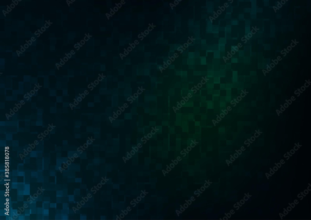 Dark Green vector cover in polygonal style. Dark Green vector cover in polygonal style.