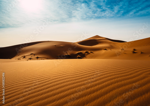 sand dunes in the desert