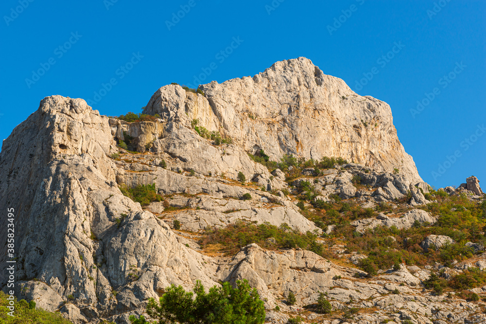 One of the attractions of the Crimean Peninsula is mount Ilyas Kaya One of the attractions of the Crimean Peninsula is mount Ilyas Kaya
