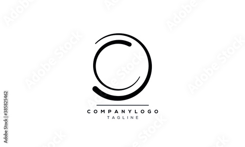 Alphabet letters Initials Monogram logo CC