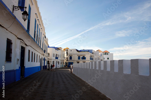 Asilah houses and beach